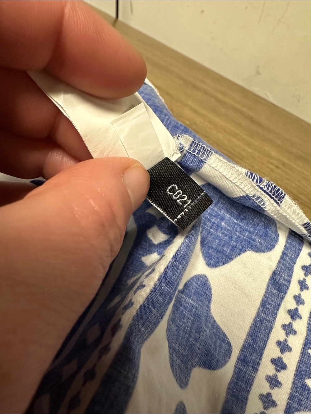 Kate spade like new poplin lantern flounce mini blue white as seen on tv dress - Picture 4 of 9